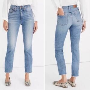 Madewell The Perfect Vintage Jean Women’s Size 26 Raw Hem Edition